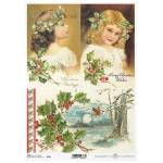 ITD COLLECTION DECOUPAGE RICE PAPER A4 - R785