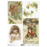 ITD COLLECTION DECOUPAGE RICE PAPER A4 - R784