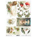 ITD COLLECTION DECOUPAGE RICE PAPER A4 - R0783