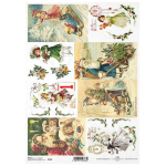 ITD COLLECTION DECOUPAGE RICE PAPER A4 - R0780