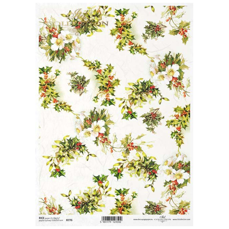 _0104_r776 ITD COLLECTION DECOUPAGE RICE PAPER A4 - R776 - Image 1