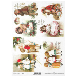 ITD COLLECTION DECOUPAGE RICE PAPER A4 - R0775