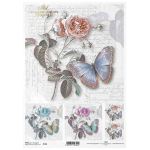 ITD COLLECTION DECOUPAGE RICE PAPER A4 - R0738