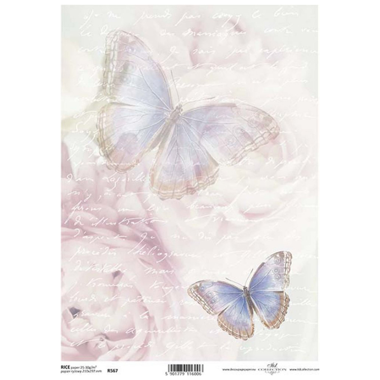 _0125_r0567 ITD COLLECTION DECOUPAGE RICE PAPER A4 - R0567 - Image 1