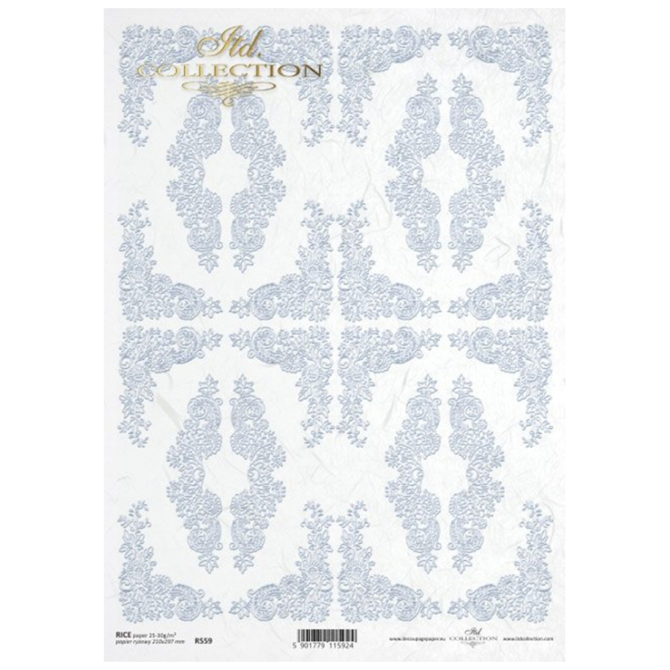 _0127_r0559 ITD COLLECTION DECOUPAGE RICE PAPER A4 - R0559 - Image 1