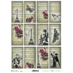 ITD COLLECTION DECOUPAGE RICE PAPER A4 - R0538