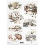 ITD COLLECTION DECOUPAGE RICE PAPER A4 - R0463