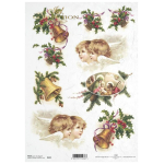 ITD COLLECTION DECOUPAGE RICE PAPER A4 - R451