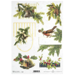 ITD COLLECTION DECOUPAGE RICE PAPER A4 - R0447
