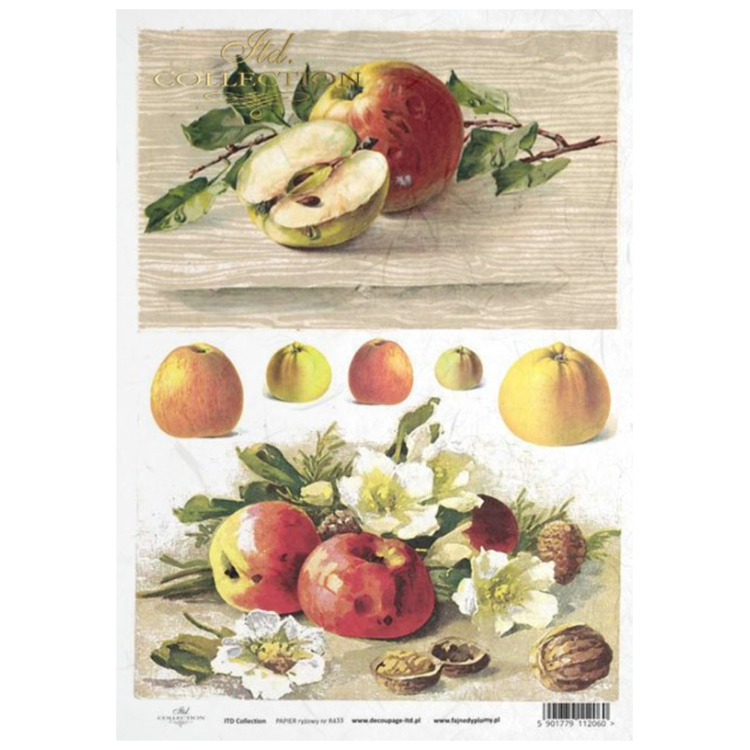 _0148_r0433 ITD COLLECTION DECOUPAGE RICE PAPER A4 - R0433 - Image 1