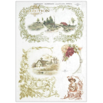 ITD COLLECTION DECOUPAGE RICE PAPER A4 - R0347