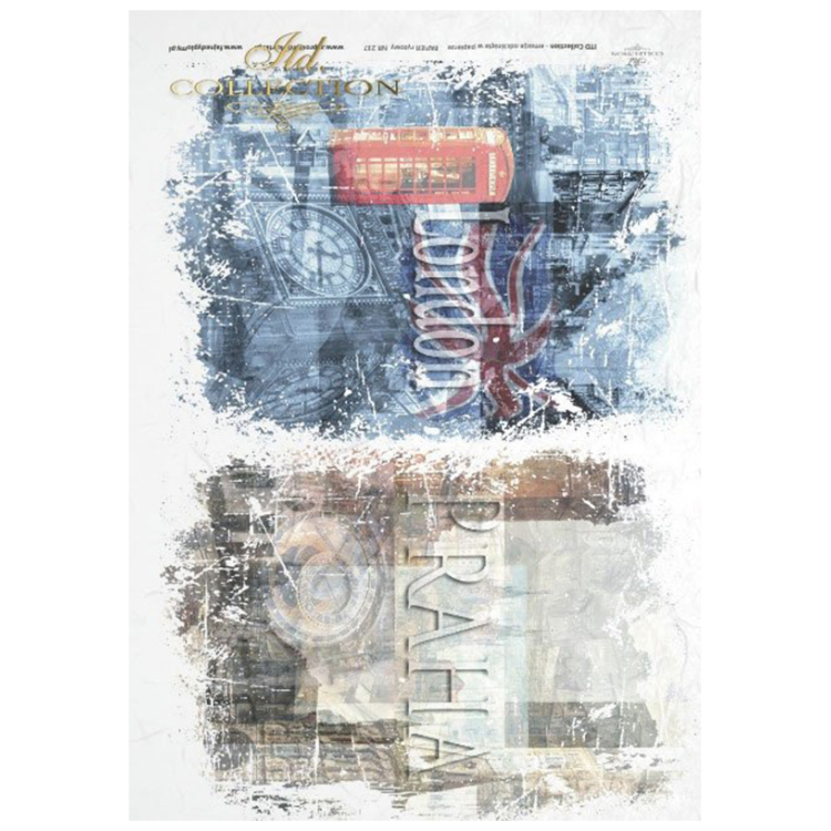 ITD COLLECTION DECOUPAGE RICE PAPER A4 - R0237 - Image 1