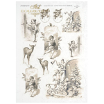 ITD COLLECTION DECOUPAGE RICE PAPER A4 - R197