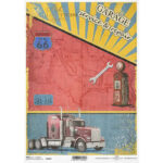 ITD COLLECTION DECOUPAGE RICE PAPER A4 - R1047