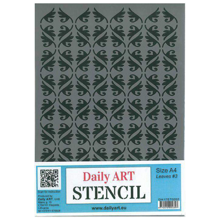 170202 DAILY ART UNIVERSAL REUSABLE TEMPLATE A4 202 - Image 1