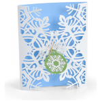 SIZZIX THINLITS CUTTING DIES - CARD, SNOWFLAKE