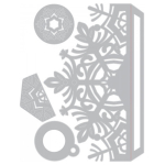 SIZZIX THINLITS CUTTING DIES - CARD, SNOWFLAKE - Image 2
