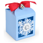 SIZZIX THINLITS CUT PUNCHES - SNOWFLAKE FAVOR BOX