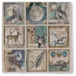 STAMPERIA DESIGNER CARDBOARD 30/30 CM - DFMC41
