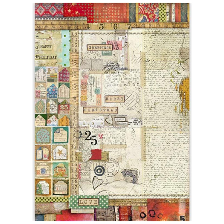 DFSA3044 STAMPERIA DECOUPAGE RICE PAPER A3 - DFSA3044 - Image 1
