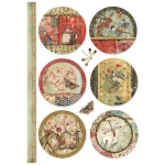 STAMPERIA ORIENTAL GARDEN DECOUPAGE PAPER A4 - DFSA4395