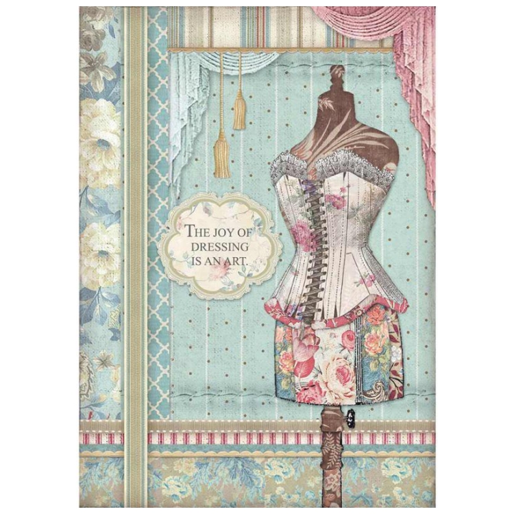 DFSA4398 STAMPERIA GRAND HOTEL DECOUPAGE RICE PAPER A4 - DFSA4398 - Image 1