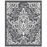 STAMPERIA MEDIA STENCIL - TEMPLATE 20 X 25 CM - KSTD047