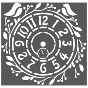 STAMPERIA MEDIA STENCIL - TEMPLATE 18 X 18 CM - KSTDQ27