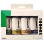 REEVES ACRYLIC MEDIA 4 X 75 ML. - 8349215