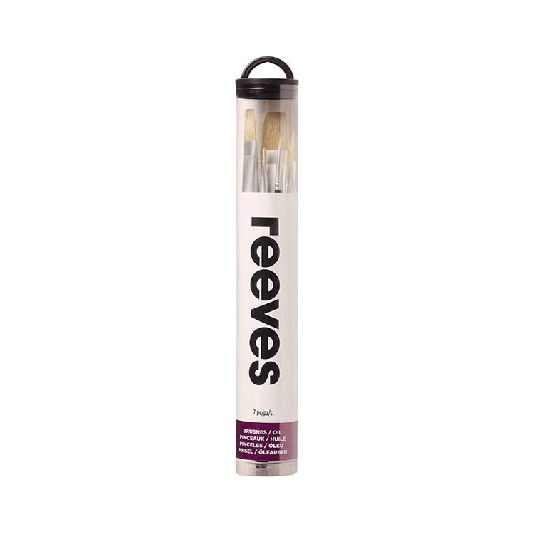 REEVES BRUSHES BRISTLES SET 7 PCS. - 8210516 - Image 1