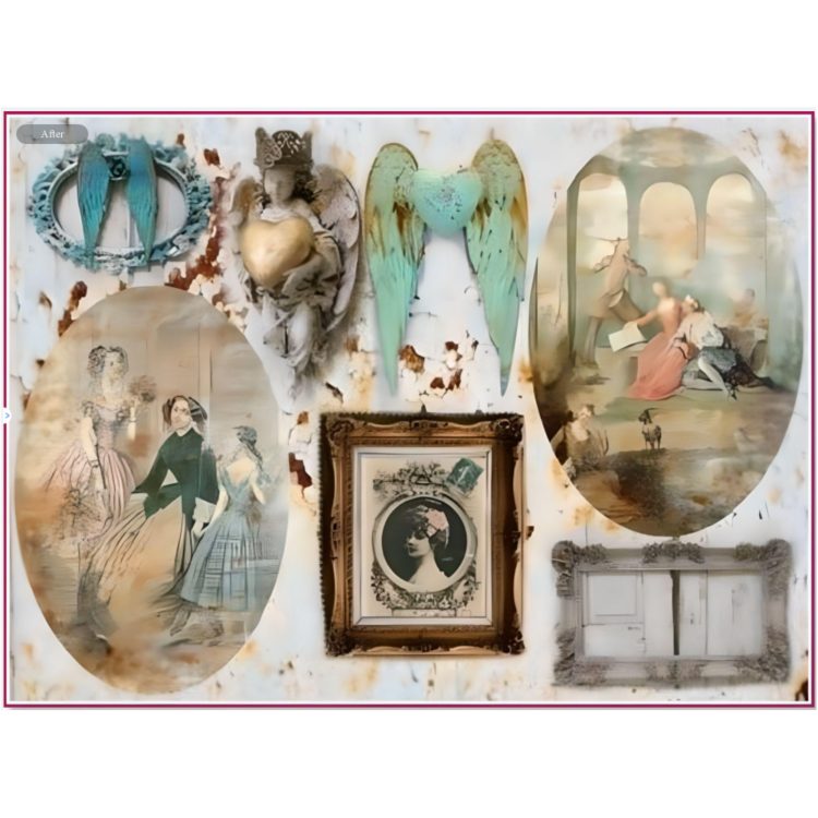 CADENCE DECOUPAGE RICE PAPER A4 - 326 - Image 1