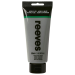 REEVES ACRYLIC PAINT 200 ML - MEDIUM GREY 8381600