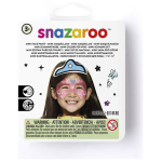 SNAZAROO FACE PAINTS 3X3.75 G + BRUSH & TAMPON - FESTIVE