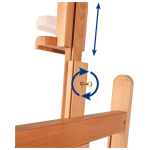 MABEF WOODEN TRIPOD WITH PLATE M/09 - Image 5