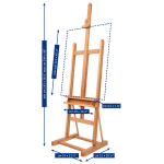 MABEF WOODEN TRIPOD WITH PLATE M/09 - Image 2