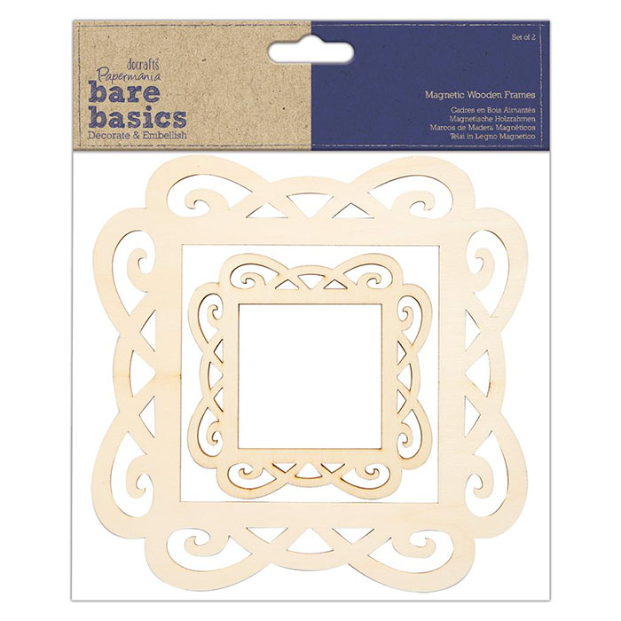 _0036_PMA 174541 DOCRAFTS WOODEN FRAMES FOR DECORATION WITH MAGNET 2PCS - PMA174541 - Image 1