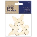 DOCRAFTS WOODEN BUTTERFLIES FOR DECORATION 12PCS. - PMA 174514