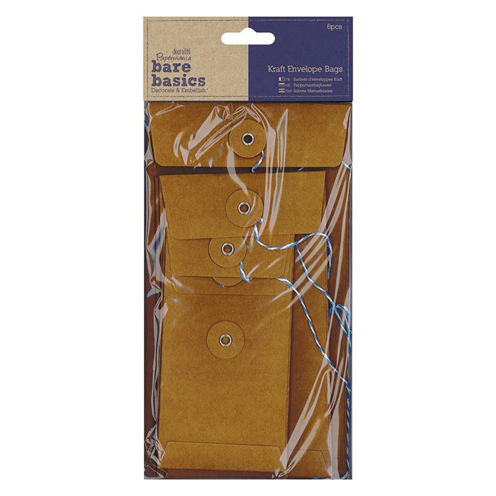 _0040_PMA 174225 DOCRAFTS PAPER KRAFT ENVELOPES 6PCS. - PMA 174225 - Image 1