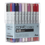 COPIC CIAO SET - 36 COLORS SET D