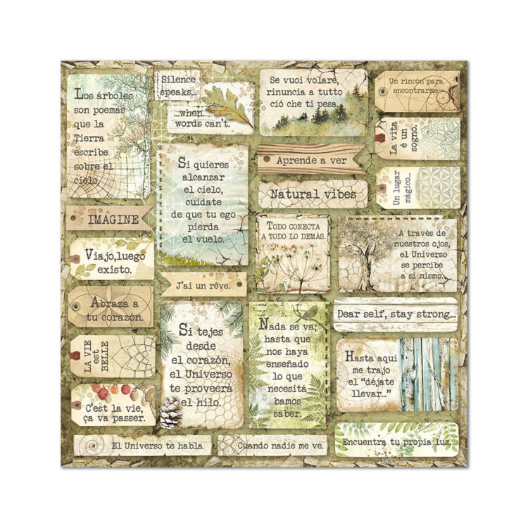 STAMPERIA BLOCK DESIGNER PAPER 30.5/30.5 CM - SBBL63 - Image 10