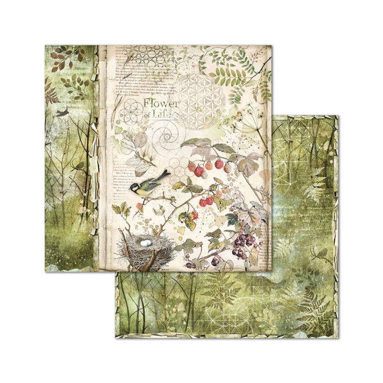 STAMPERIA BLOCK DESIGNER PAPER 30.5/30.5 CM - SBBL63 - Image 7