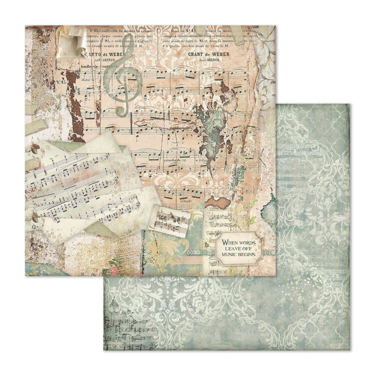 STAMPERIA BLOCK DESIGNER PAPER 30.5/30.5 CM - SBBXL04 - Image 12