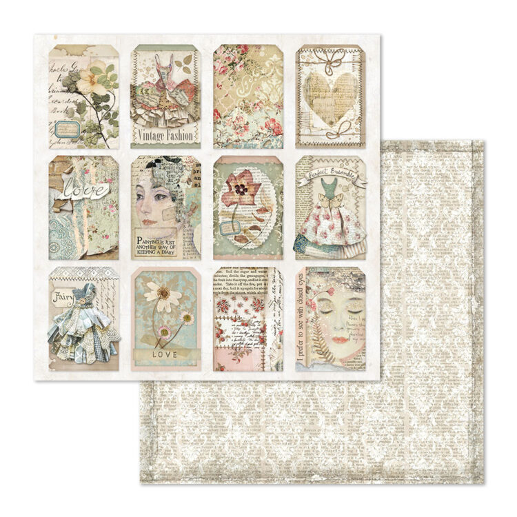 STAMPERIA DESIGNER CARDBOARD 30.5/30.5 CM - SBB671 - Image 1