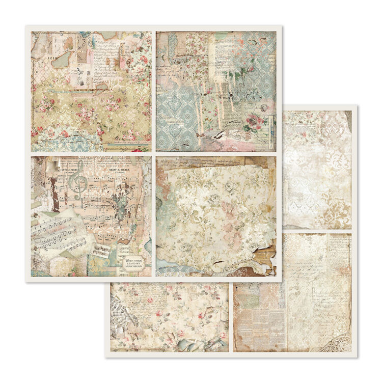 STAMPERIA BLOCK DESIGNER PAPER 30.5/30.5 CM - SBBXL04 - Image 16