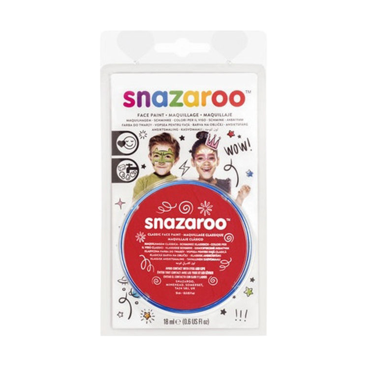 SNAZAROO FACE PAINT 18ML. -RED - Image 1