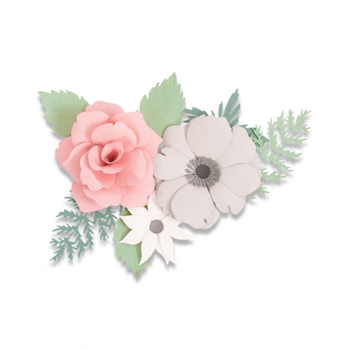 663687 SIZZIX THINLITS CUTTING DIES - CORSAGE - Image 1