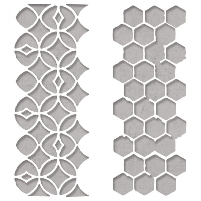 663869 SIZZIX THINLITS CUT DIES - PATTERN REPEAT - Image 1