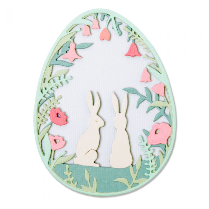664358 SIZZIX THINLITS CUT DIES - LAYERED SPRING - Image 1