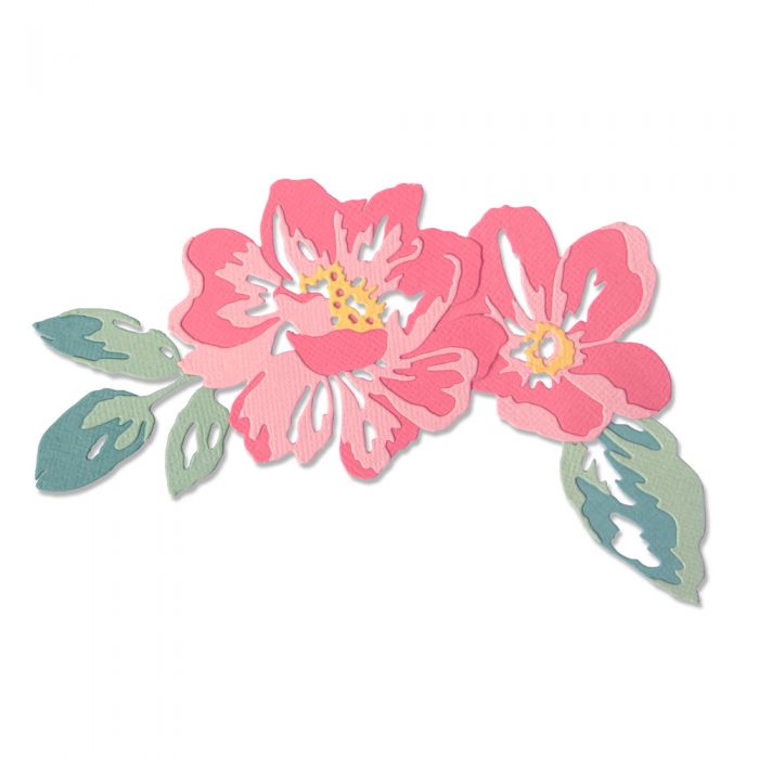 664359 SIZZIX THINLITS CUT DIES - FLORAL LAYERS - Image 1