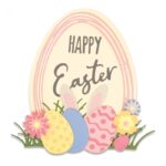 SIZZIX THINLITS CUT PUNCHES - EASTER SENTIMENTS